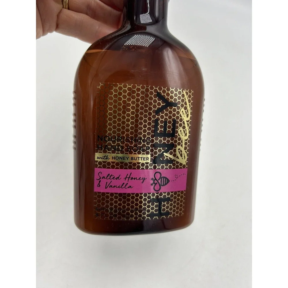 Bath Body Works Hand Soap Honey Bee Salted Honey & Vanilla Nourishing 8 oz New